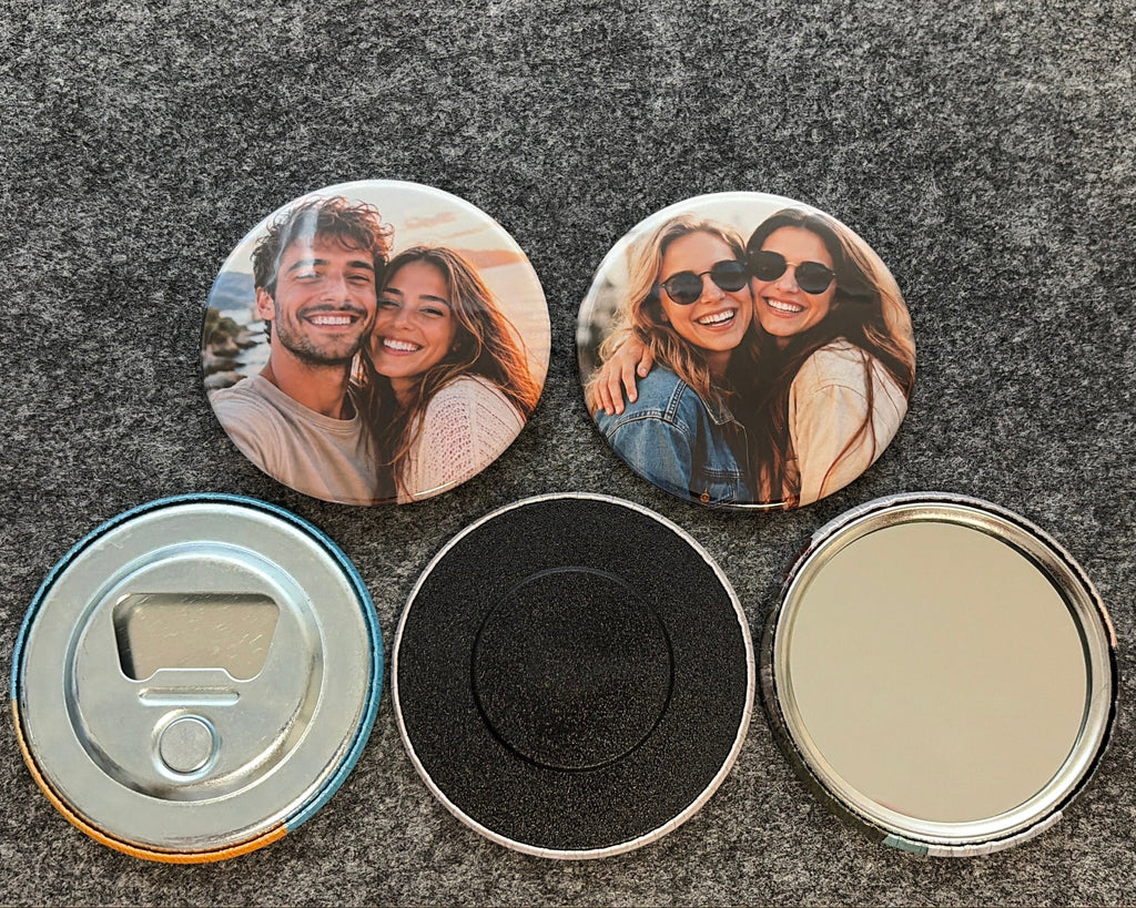 Dein Foto als Button (1 Motiv)